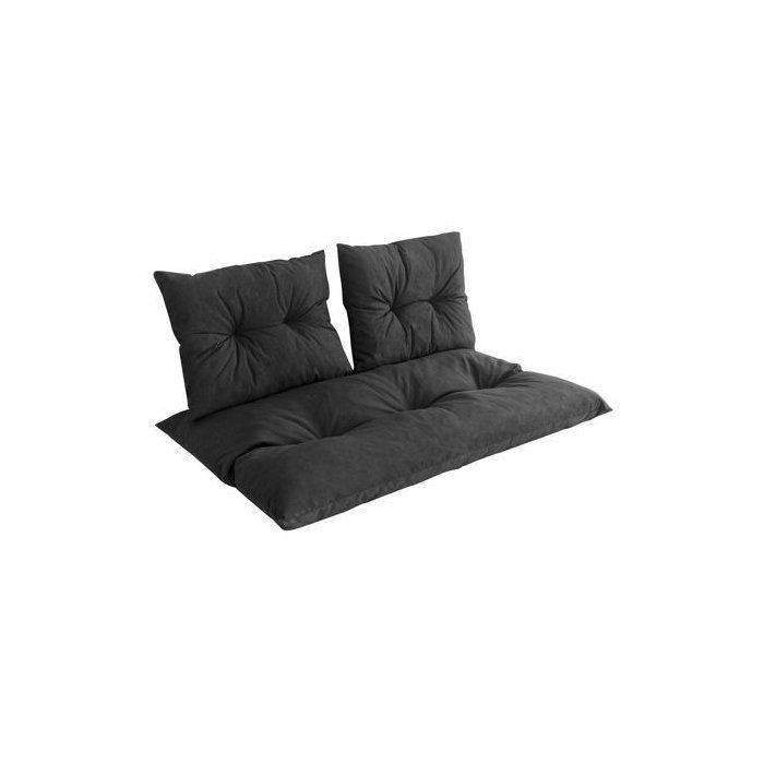 PRIVATE GARDEN Classic Pallet Kit - Slate Matras + 2 Rugkussens-3