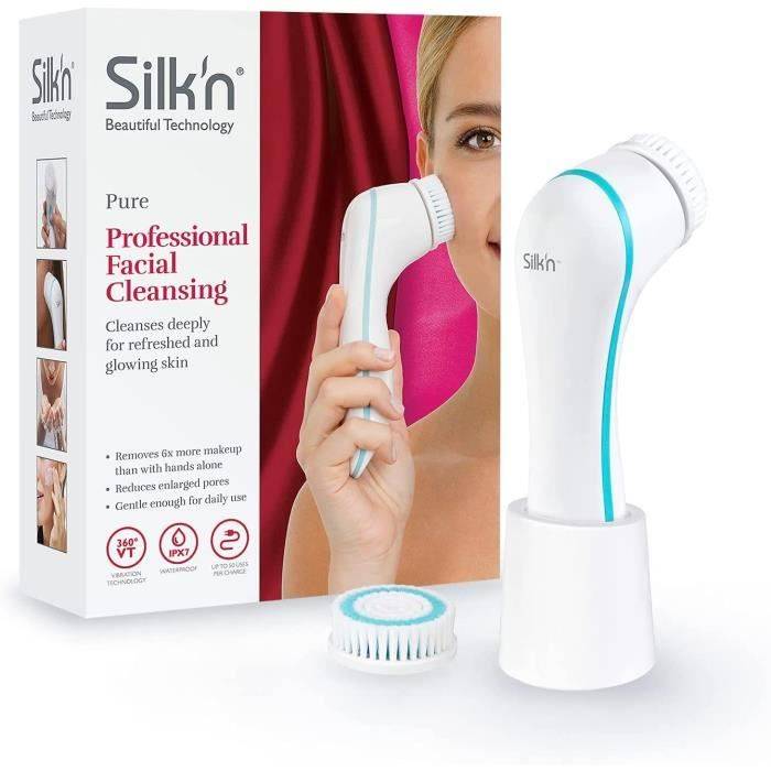 SILK'N PURE Gezichtsreinigingsborstel Gecombineerde en Gevoelige Huid 4 Reinigingsprogramma's-4