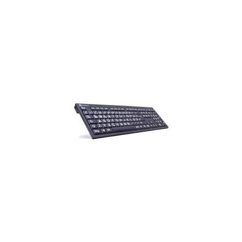LogicKeyboard XL Print PC Slim Line Zwart USB Toetsenbord Duits met LogicLight-0
