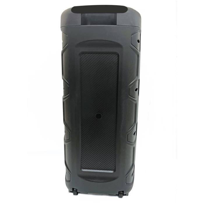 INOVALLEY Karaoke Speaker met Verlichting - KA123-XXL - 900W - Bluetooth V5.0 - Zwart-3