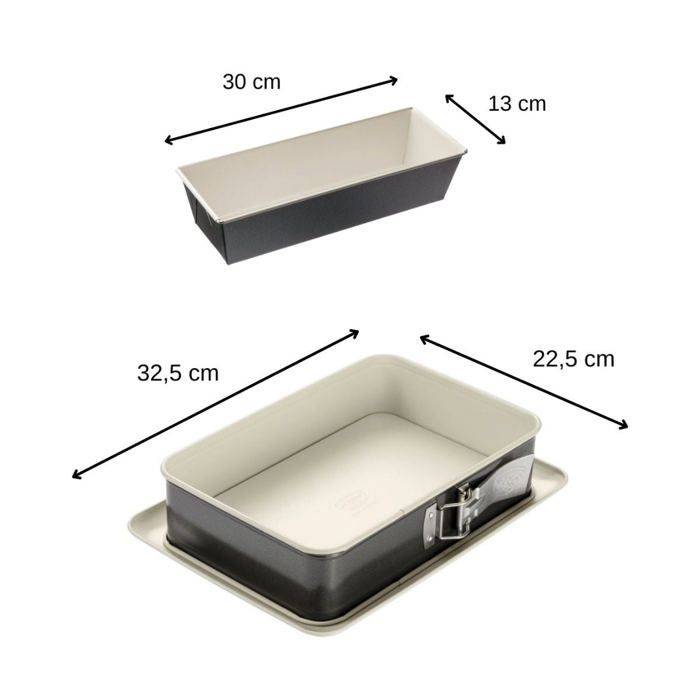 Dr. Oetker Taartvorm en Rechthoekige Taartvorm - Back Trend - 30 cm en 28 x 18 cm-3
