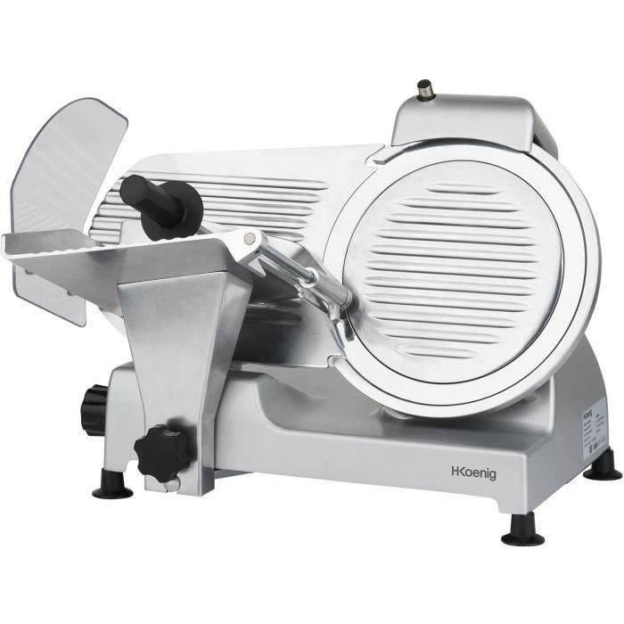 H.Koenig Vlees Snijmachine - MSX252 - 25 cm Mes - Verstelbare Dikte 0-12 mm-2
