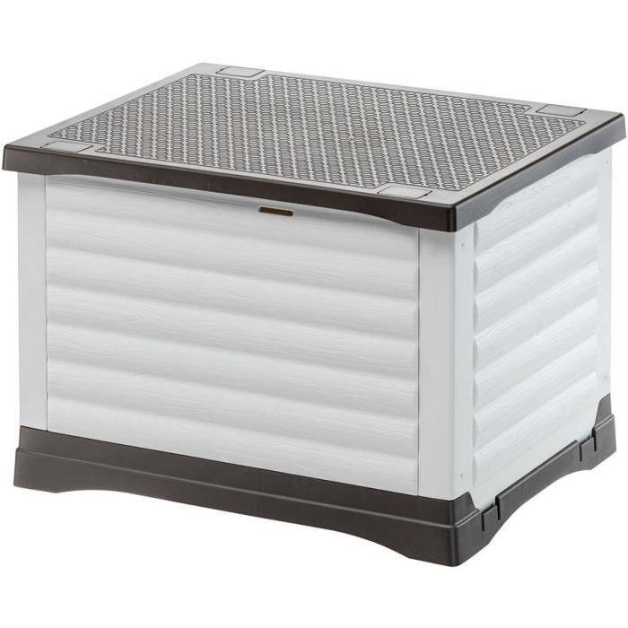 FERPLAST Petvilla 60 Buitenkantoor voor Honden - 54 x 43 x 38,5 cm - Wit/ Grijs-3