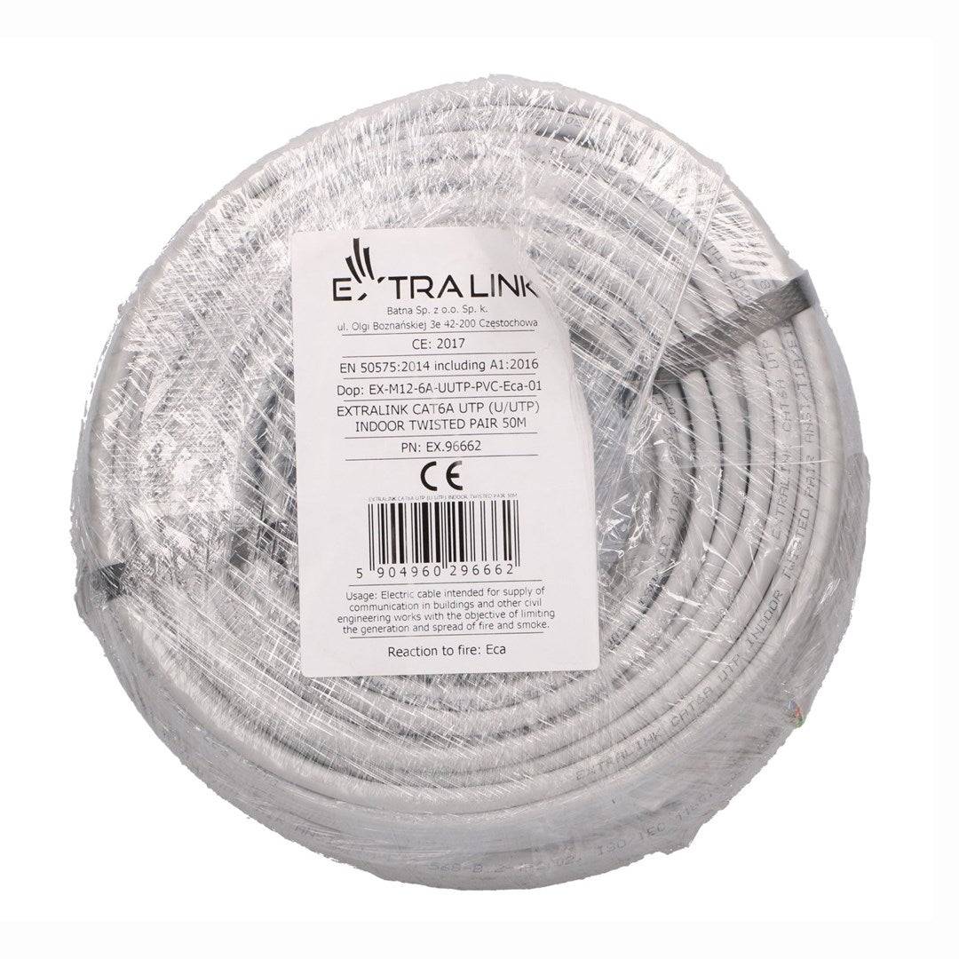 Extralink Netwerkkabel CAT6A UTP 50 m EX.96662-2