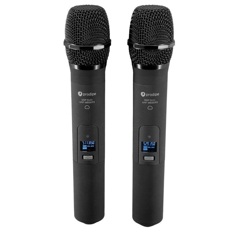 PRODIPE Draadloos Microfoonsysteem M850DUO - 2 Handmicrofoons, UHF, 100 Frequenties-3