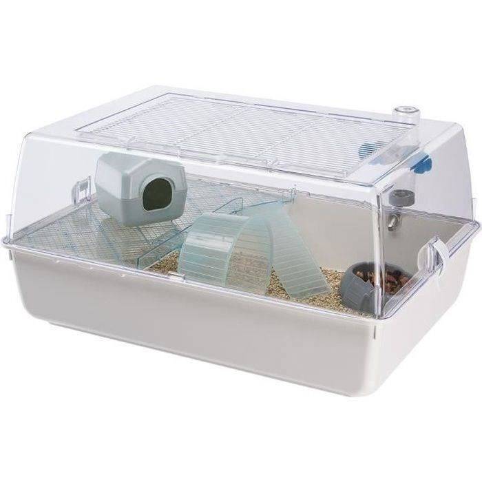 FERPLAST Hamsterkooi 55x39x27cm Mini Duna Wit-0