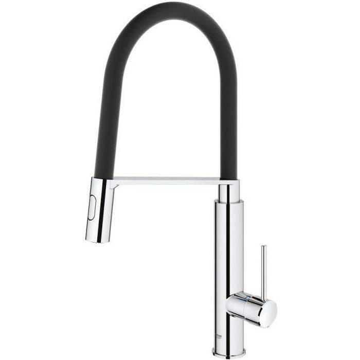 GROHE Concetto 31491000 Keukenmengkraan, Professionele Draaibare Uitloop, 360° Rotatie-0