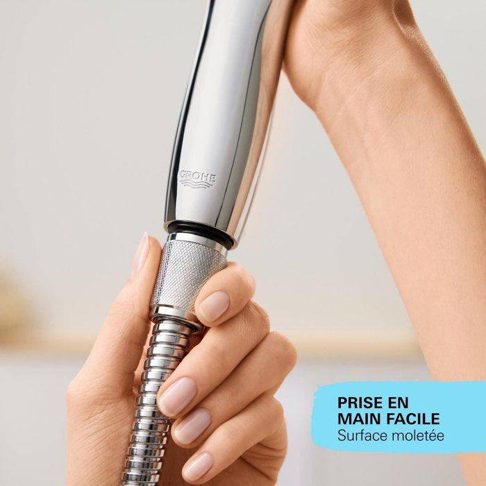 GROHE VitalioFlex Metalen Douche Slang - 2 m - Chroom - Kinkbestendig-4