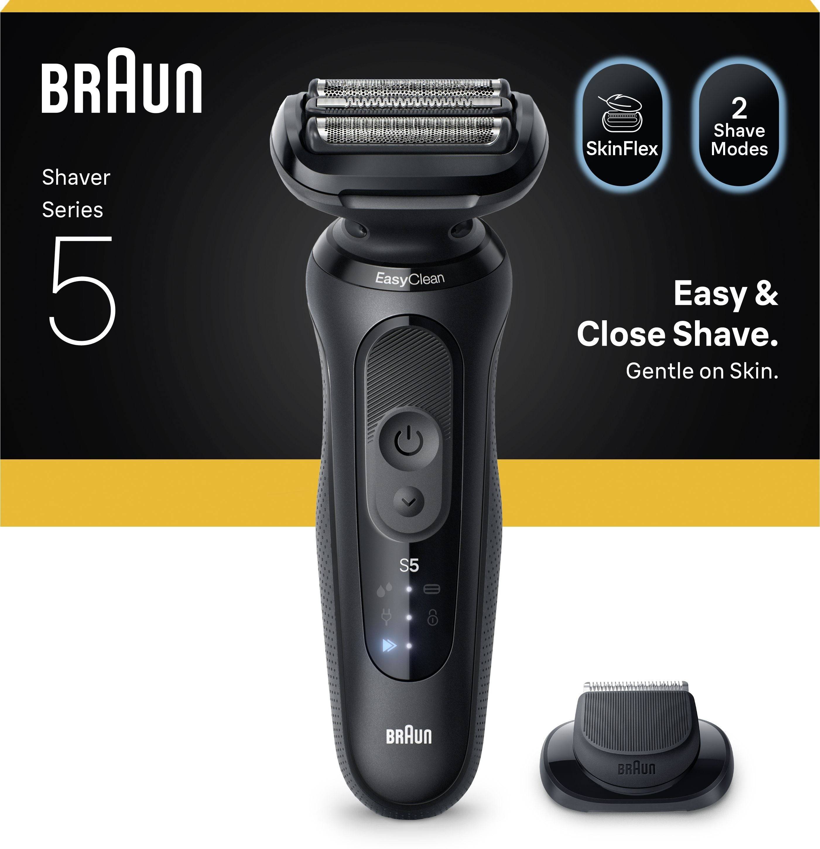 BRAUN Series 5 Elektrisch Scheerapparaat - Zwart - 50 minuten accuduur - 5 minuten snelladen 50-minute 5-minute-0
