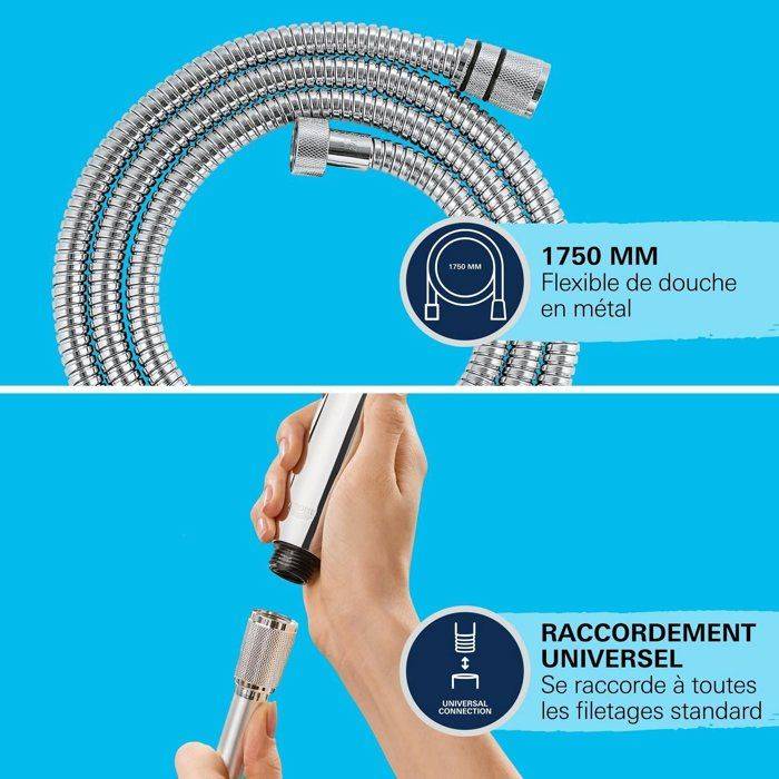 GROHE VitalioFlex Metal Doucheslang 1,75 m-4
