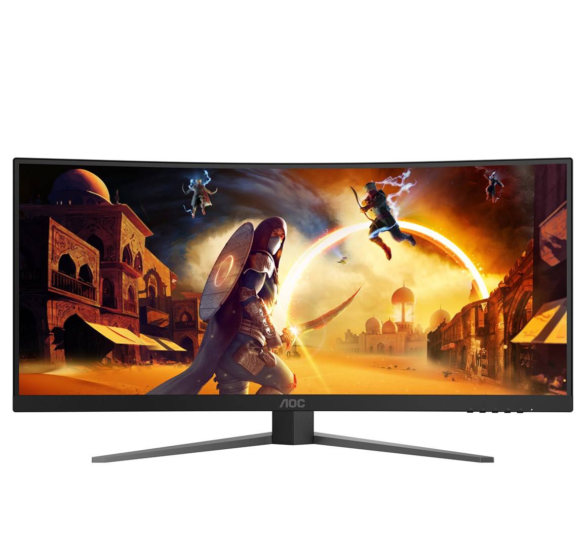 AOC G4 Computer Monitor 34-inch Wide Quad HD 3440 x 1440 240 Hz Model CU34G4Z-4