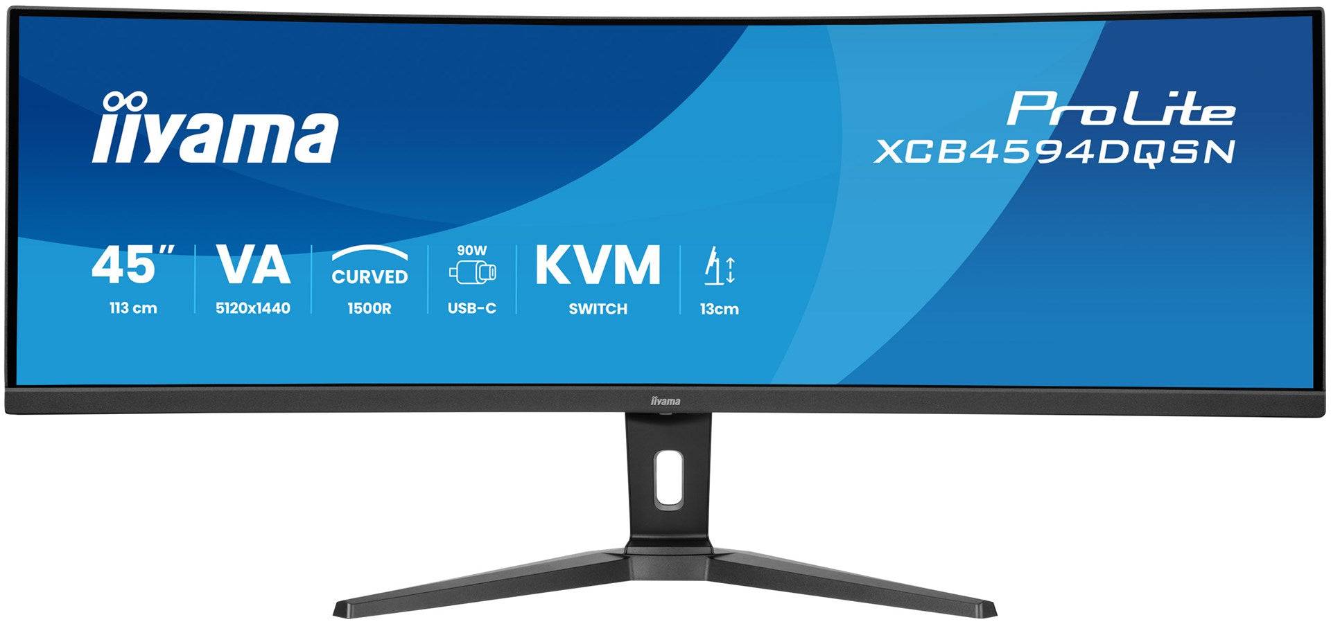Acer Computer Monitor 44,5 inch Dual QHD 5120 x 1440 165 Hz Zwart XCB4594DQSN-B1-1