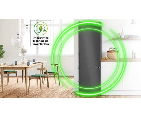 Bosch Serie 6 KGN39LBCF Koel-Vriescombinatie 363 L C Zwart-2