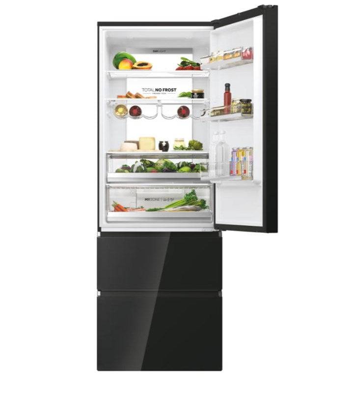 HAIER HTW7720DNGB Multideur Koelkast (Zwart)-1
