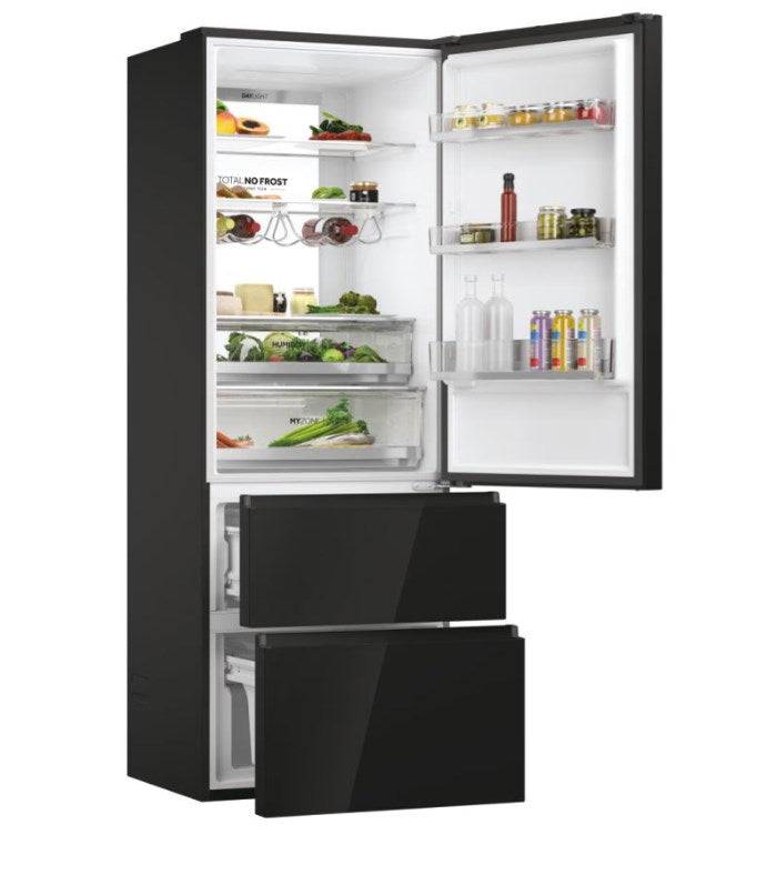 HAIER HTW7720DNGB Multideur Koelkast (Zwart)-4