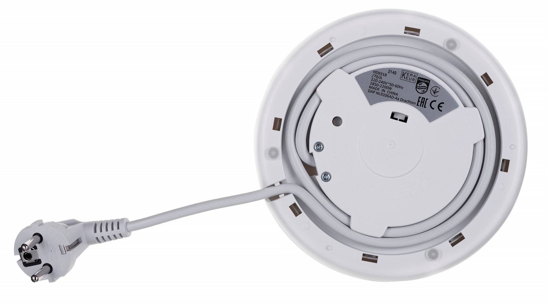 Philips Waterkoker 1,7 L 2200 W HD9318/70 Wit 230 mm Breedte 200 mm Lengte 250 mm Hoogte-4