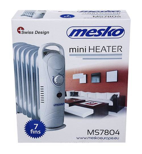 MESKO Elektrische Ruimtesverwarming Olie 700W Wit | Model MS 7804 7 Vinnen-3