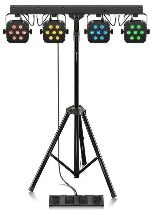 Behringer STAGE TRI LED BUNDLE ST1 Set van 4x LEDPAR met Controller + Standaard-0