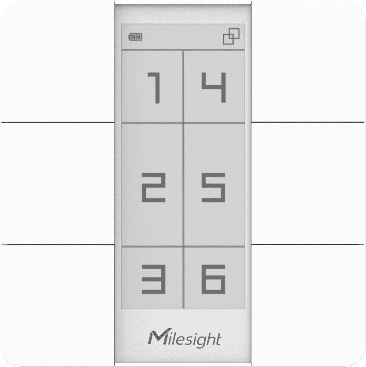 Milesight IoT LoRaWAN CoWork Smart Scene Button - E-ink Display (WS156-868 M)-0