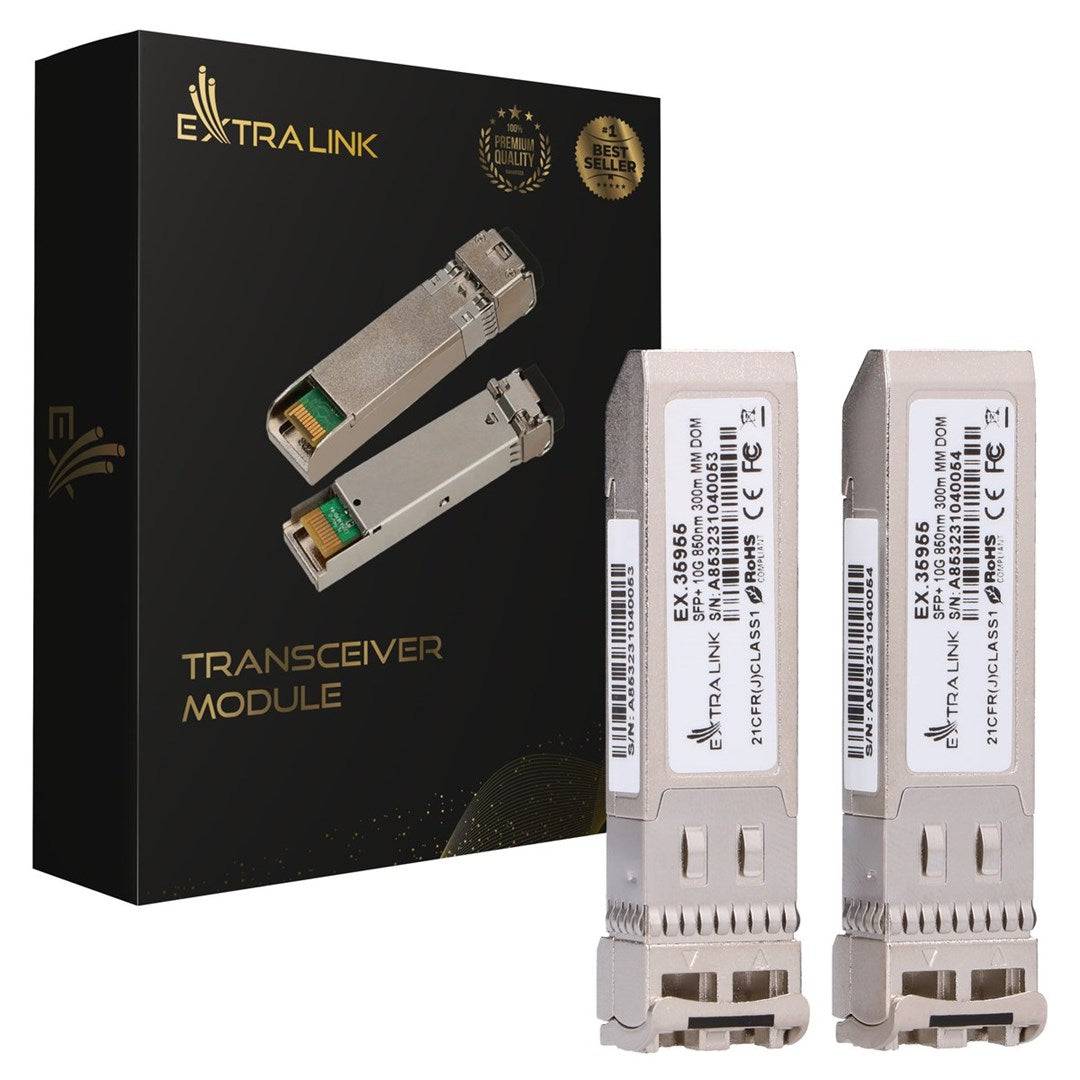 Extralink SFP+ 10 G 2-Pack SFP+ Module 10Gbps, LC/UPC, 850nm-1