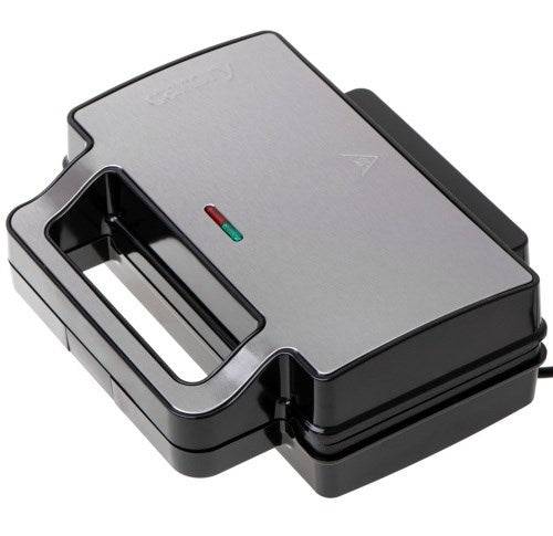 Adler CR 3074 Sandwichmaker 2-in-1 Zwart, RVS-1