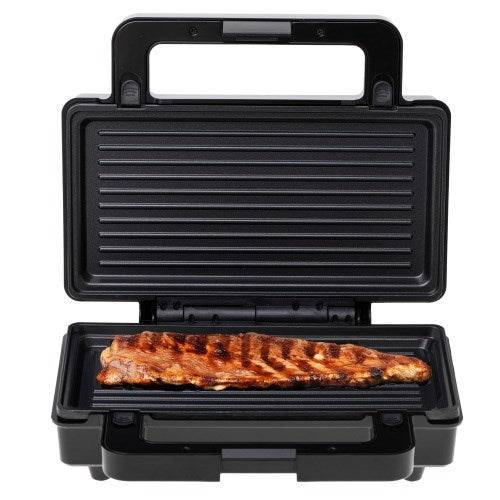 Adler CR 3074 Sandwichmaker 2-in-1 Zwart, RVS-3