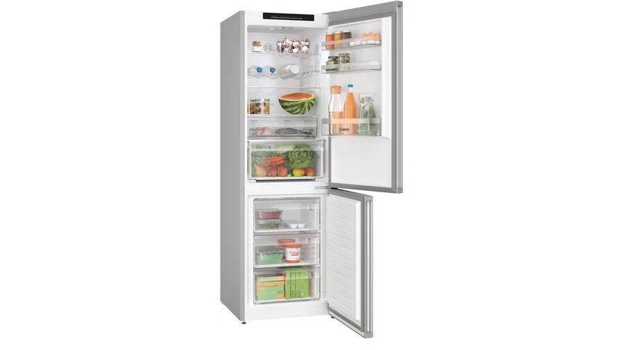 Bosch Koel-Vriescombinatie 321 L RVS KGN362IDF-1