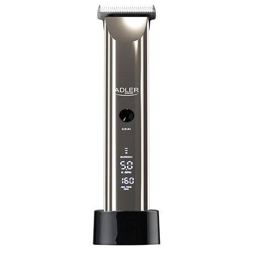Adler AD 2834 Haartrimmer Zilver 60W 5 Snelheden Oplaadbaar-0