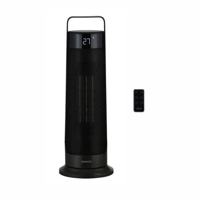 OCEANIC Oscillerende Ventilatorverwarming - Keramisch - 2000 W - Afstandsbediening - Zwart-1