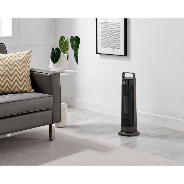 OCEANIC Oscillerende Ventilatorverwarming - Keramisch - 2000 W - Afstandsbediening - Zwart-2
