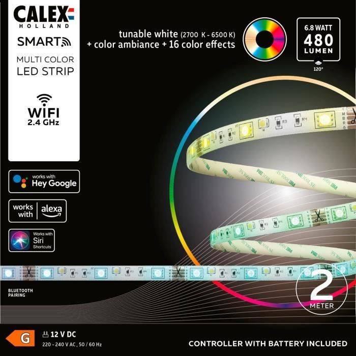 Calex smart led strip - 2m - rgb + cct 87128791506268712879150626-3