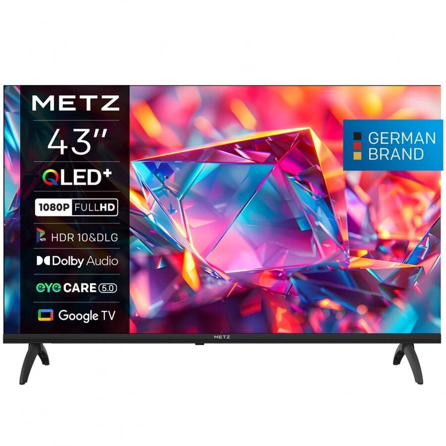 Metz 43" Full HD Smart TV, 1920 x 1080 pixels, Model 43MQH7030Z-0