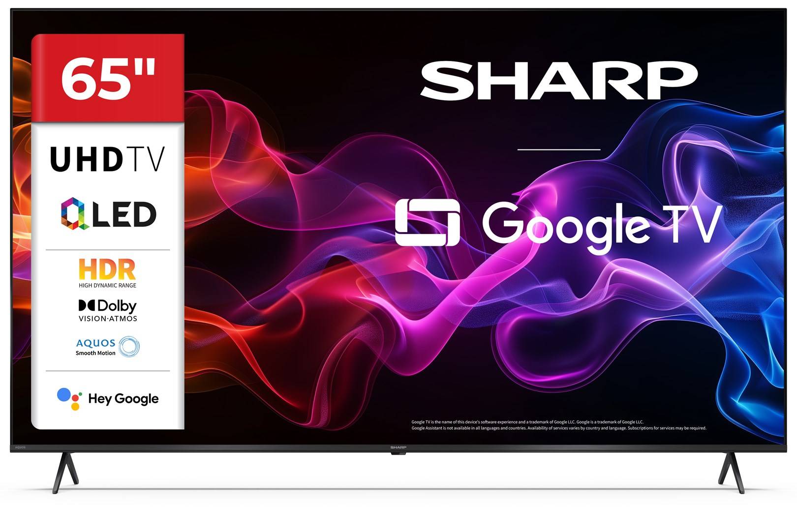 Sharp 65HP5265E 65" 4K Ultra HD Smart TV Wi-Fi Zwart | Model: 65HP5265E-0