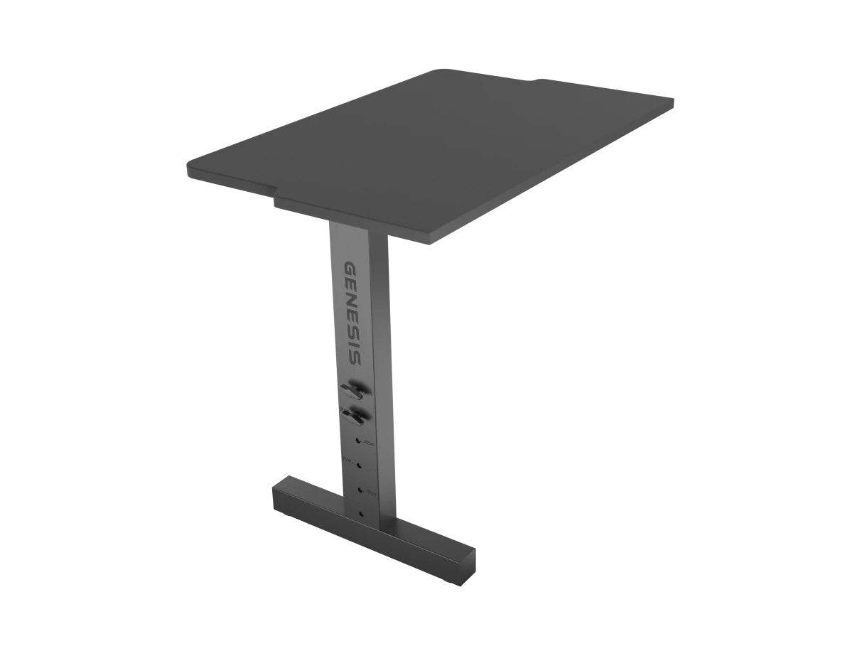 GENESIS Holm Modulaire Hoekbureau Set Zwart Stalen Frame Hoogte Verstelbaar 700-900 mm NDS-2296-0