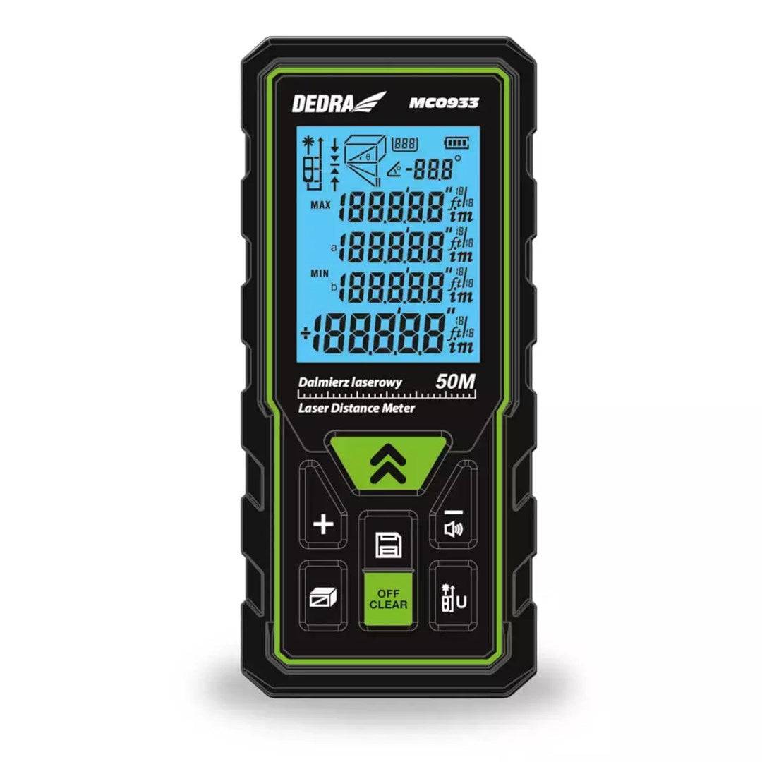 DEDRA MC0933 Compacte Afstandsmeter, 300 g Gewicht, 185 mm Breedte-0