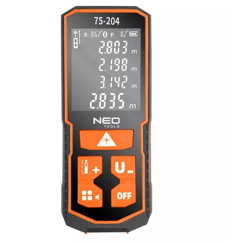 NEO TOOLS Laser Afstandsmeter, Bereik 0.05-60 m, 300 g Gewicht, Model 75-204-0