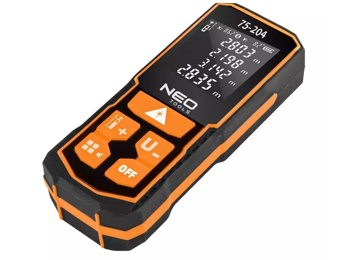 NEO TOOLS Laser Afstandsmeter, Bereik 0.05-60 m, 300 g Gewicht, Model 75-204-2