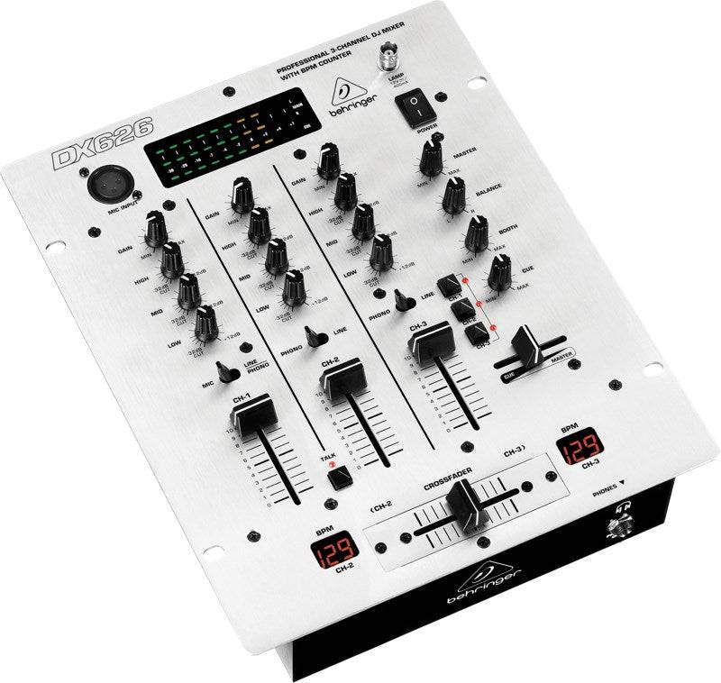 PRO MIXER DX626 Professionele 3-Kanaals DJ-Mixer 3-Kanal-DJ-Mixer 3-Kanal-Design-1