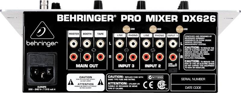 PRO MIXER DX626 Professionele 3-Kanaals DJ-Mixer 3-Kanal-DJ-Mixer 3-Kanal-Design-2