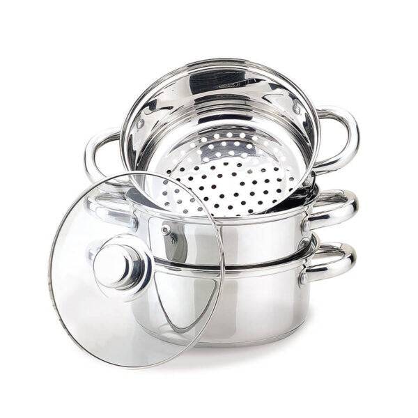 Maestro Stoompan 24 cm 5 L Multi-Laags Isolatie 2300 g Model MR-2900-24-0