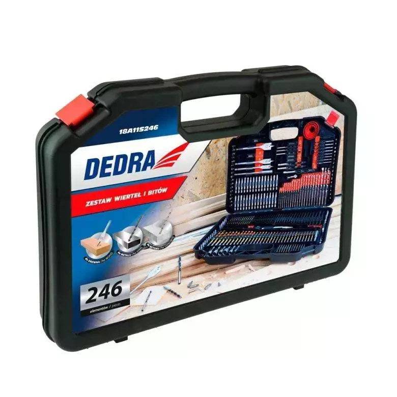 DEDRA Set van 246 Bits en Boren Gereedschap - Accessoires Model: 18A11S246-2