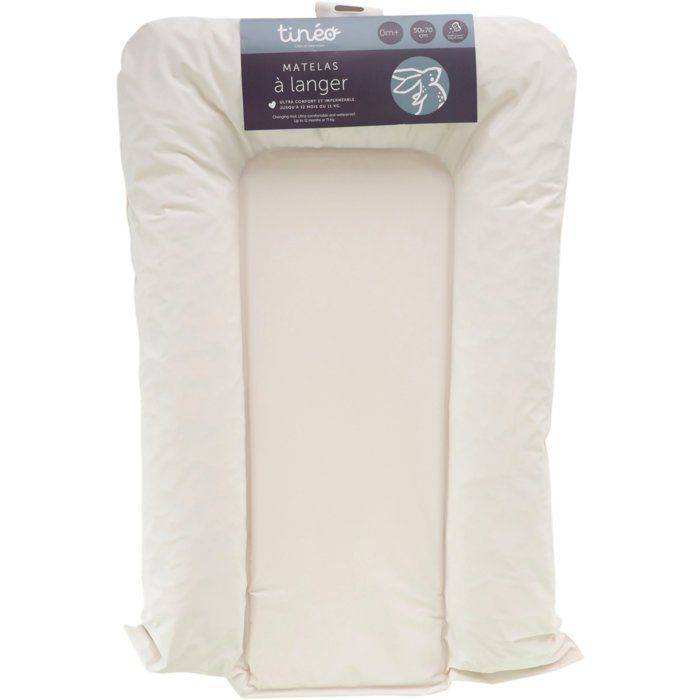 TINEO Matras Langer - FLACONS - PVC - Ecru-1