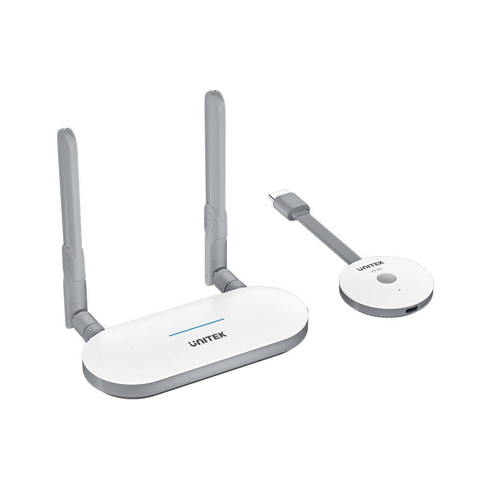 Unitek Draadloze HDMI Zender en Ontvanger 50 m Wit V1183A01-0