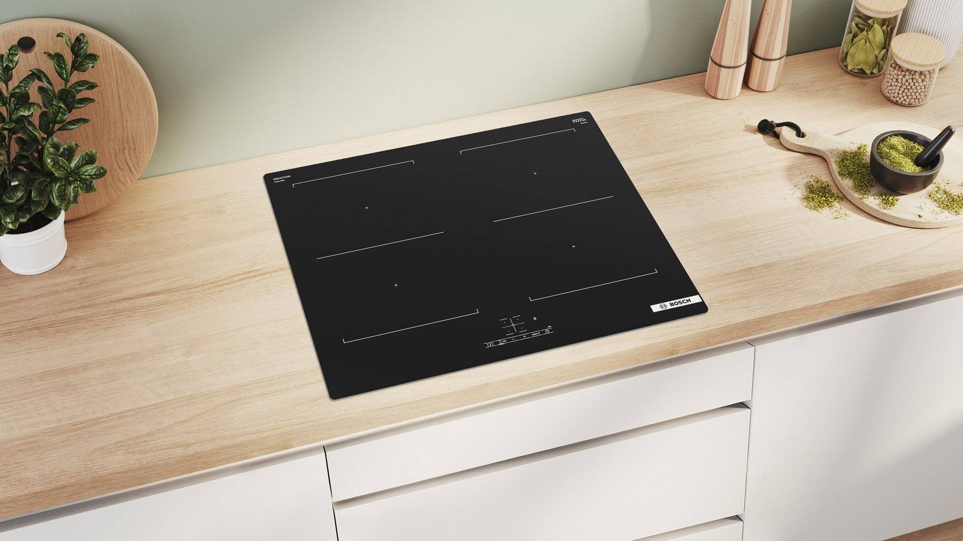 BOSCH Inductiekookplaat 4 Zones 7400 W PVQ611BB6E-2