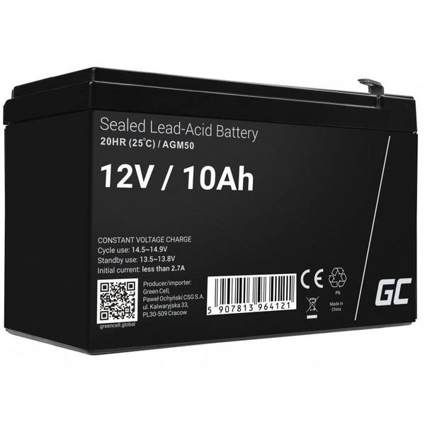 Green Cell AGM50 UPS Accu VRLA AGM 12 V 10 Ah