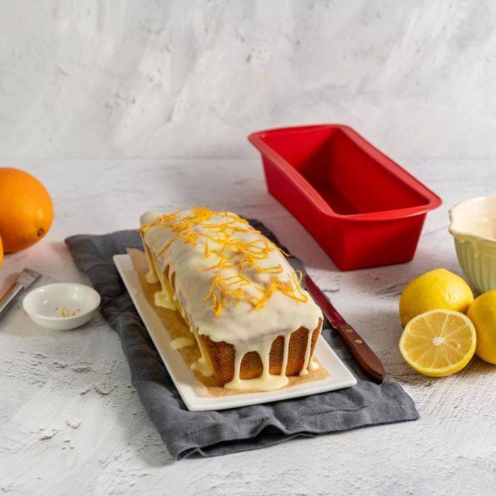 DR OETKER Kougelhopf Vorm en Siliconen Cakevorm - Flexxibel Love - Rood-1