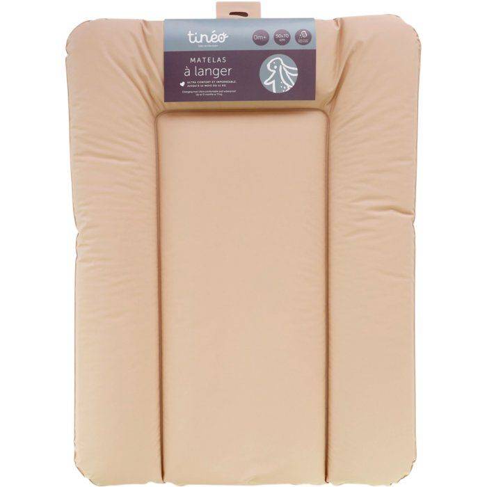 TINEO Verschoonmat - ESSENTIAL - PVC - Hazelnoot-1