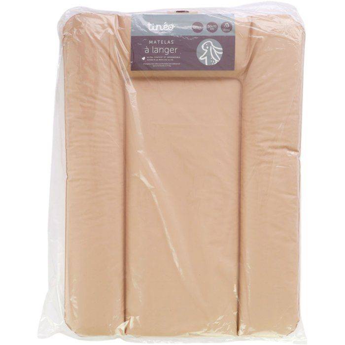 TINEO Verschoonmat - ESSENTIAL - PVC - Hazelnoot-2