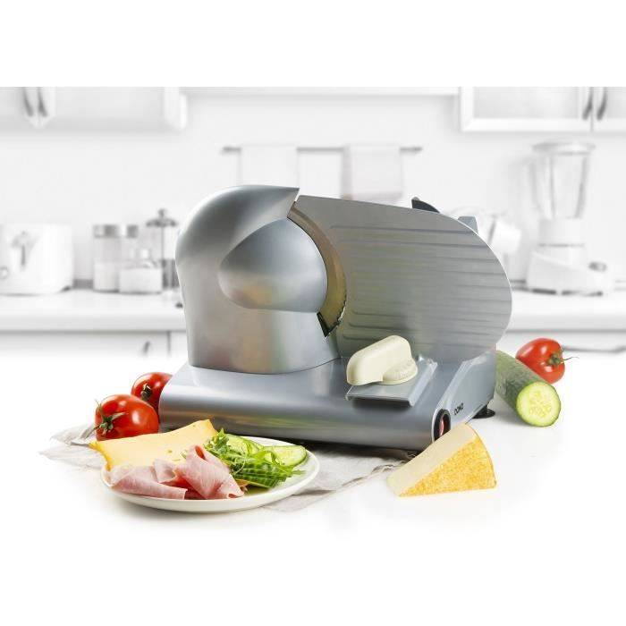 DOMO Elektrische Snijmachine DO521S - 150 W - Ø19 cm - Grijs-4