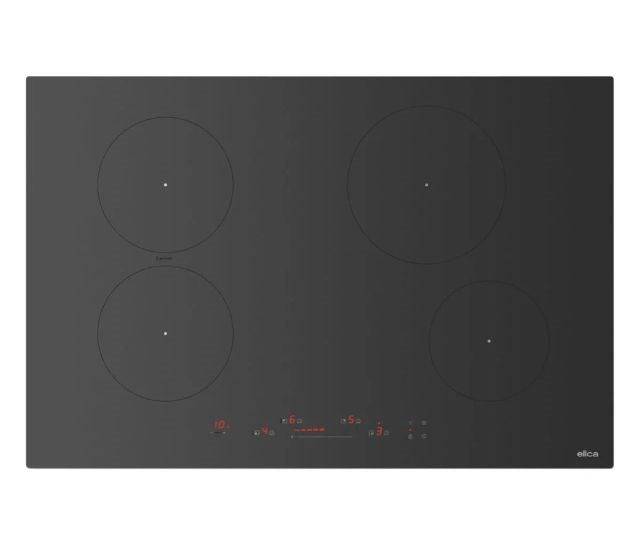 ELICA Inductiekookplaat 4 Zones Inbouw Zwart Glas 78 cm PRF0210632-0